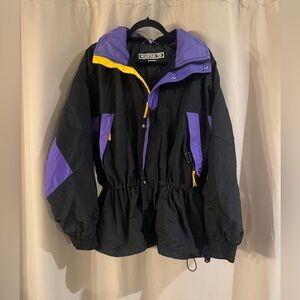 Black and Purple Mountain Tek Jacket